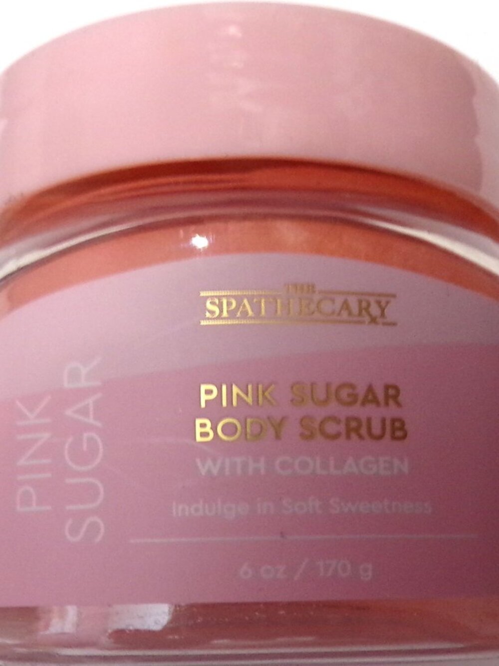 The Spathecary Pink Sugar Body Scrub with Collagen 6 oz (Set of 3)